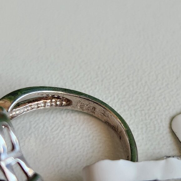 925 Sterling Silver Lapis Lazuli Antique Ring - Picture 3 of 4